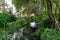 View of the course of the Bièvre river briefly flowing in the open air in the city of Cachan, France