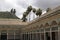 View of courtyard of Palais Bahia on  a stormy day