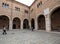 View of the Courtyard of the Palazzo della Ragione in Verona.