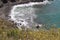 View of Cove from Roadside with Yellow Wildflowers in the Foreground