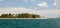 View of Cowrie island. Honda bay. Palawan. Philippines