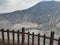 The view crater tangkuban perahu mountain