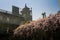 View of Crimea Vorontsov Palace Side Part with Balcony