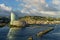 View from cruise ship of port FORT-DE-FRANCE, MARTINIQUE