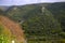 View of the Crusaders castle Montfort in the mountains of Galilee