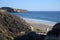 View of Crystal Cove State Park, Southern California.