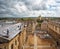 The view from the cupola of Sheldonian Theatre across the central Oxford. Oxford University. England