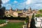 View of cupolas of catholic churches in Rome