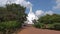 View of the Dagoba Mirisavetiya Sunny day. Anuradhapura, Sri Lanka