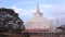 View of the Dagoba of Ruwanwelisaya, evening. Anuradhapura, Sri Lanka