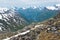 View from Dalsnibba mountain to Geiranger fjord, Norway