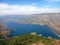 View of dam from  needle and eco point  of  mahabaleshwar india