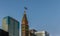 View of Daniels & Fisher Tower and Denver skyline on Christmas Eve.