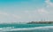 View of Dar es Salaam cityscape against blue sky