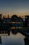 View of the Darsena and water channels in Milan at sunset - 1