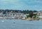 View at Dartmouth Harbor and Kingswear at the River Dart, Devon