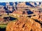 View of the Deadhorse Point State Park gooseneck bend of the Colorado River