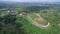 View Deck of the Chocolate Hills in Bohol, Philippines. There are at least 1260 hills. One of the most famous sightseeing object