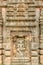View at the Decorative stone relief of Parsurameswara Temple in Bhubaneswar  - Odisha, India
