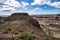 View from Degollada de las Yeguas Viewpoint on the Barranco de Fataga, Gran Canaria, Canary Islands, Spain