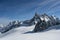 View of dent du geant from helbronner peak