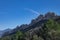 View of Dentelles de Montmirailles in the Vaucluse