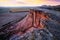 View of desert landscape. Navarra, Spain