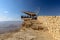 View on desert of the Negev in Mizpe-Ramon, Israel