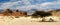 View on desert valley of Timna Park, Israel