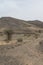 View of the deserts and mountains