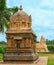 view at detail Hindu Temple dedicated to Shiva, ancient Gangaikonda Cholapuram Temple, India, Tamil Nadu, Thanjavur (Trichy)