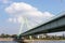 View of the Deutzer Bridge from the Rhine