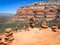 View on the Devil\\\'s Bridge Trailhead Slide Rock State park