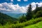 View from Devils Courthouse Overlook, on the Blue Ridge Parkway