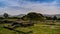 View of the Dharmarajika stupa in Taxila ruins Pakistan