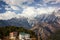 View of Dhauladhar mountain range