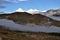 View of the Dhaulaghiri mountain from Muktinath village, Nepal, Asia.