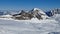 View from the Diablerets glacier ski area.