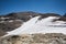 View from the Diavolezza to the mountains and glaciers