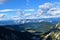 View of Dobrac mountain in Carinthia, Austria