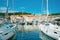 View of a dock and a marine landscape