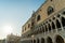 View of Doge`s palace in the afternoon, Venice, Italy