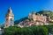 View of Dolceacqua in the Province of Imperia, Liguria, Italy