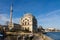 View of the DolmabahÃ§e Mosque in Istanbul. Turkey