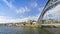 View of Dom Luis Bridge over Douro river in City of Porto, Portugal
