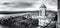 View from dome of the basilica, Esztergom, Hungary, colorless