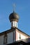 View of the domes of ancient churches in Kolomna