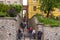 View of the Dominican Gate, Sandomierz, Poland.