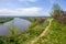 View of the Don River from the high bank