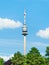 View with The Donauturm(Danube Tower) located in Donau Park.